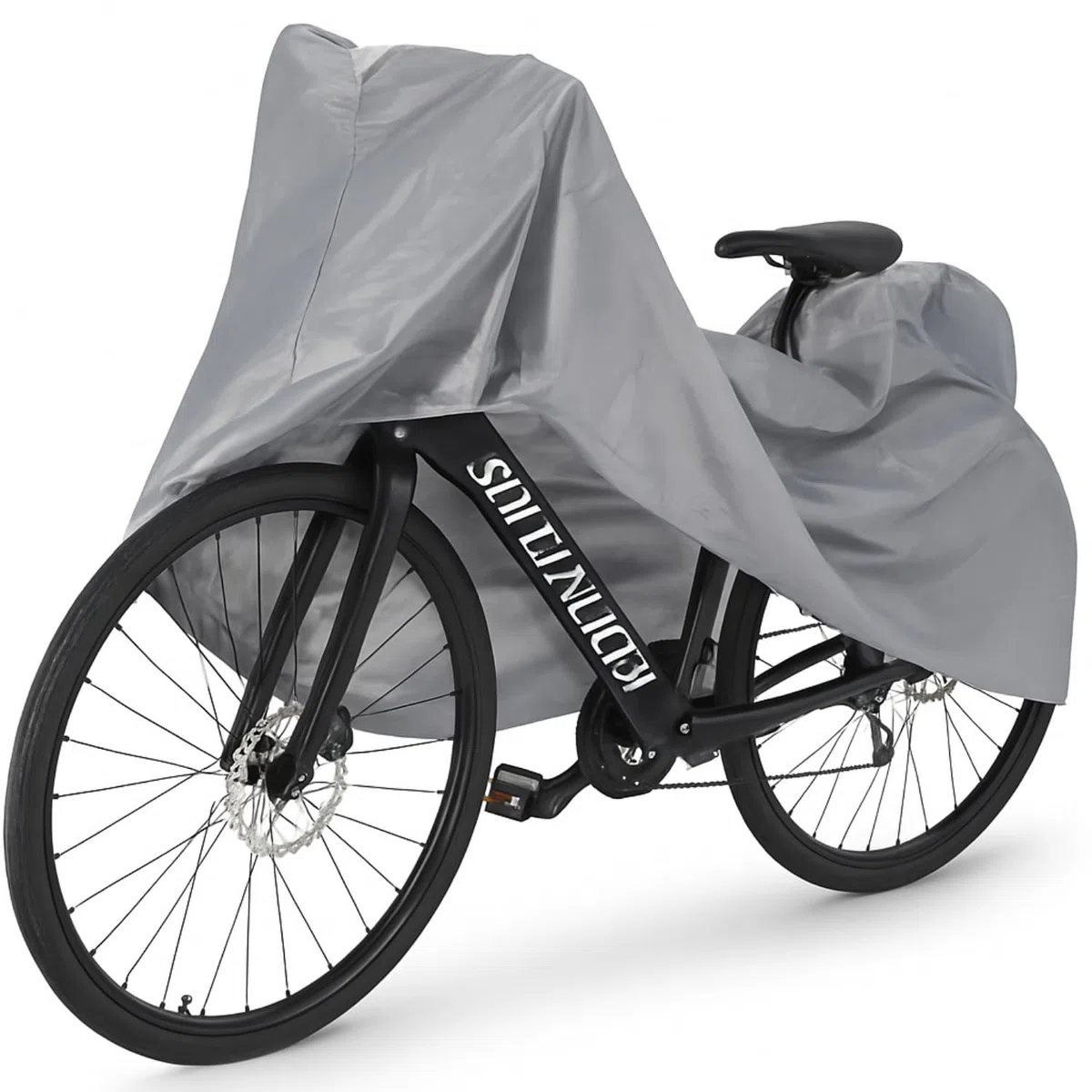 Paluplus Telo Copribici da esterno colore Grigio, Misura 100x200 cm, Copertura Protettiva per Bicicletta, Tessuto Impermeabile, Protezione da Polvere, Pioggia, Neve, Ghiaccio, Raggi UV -6922