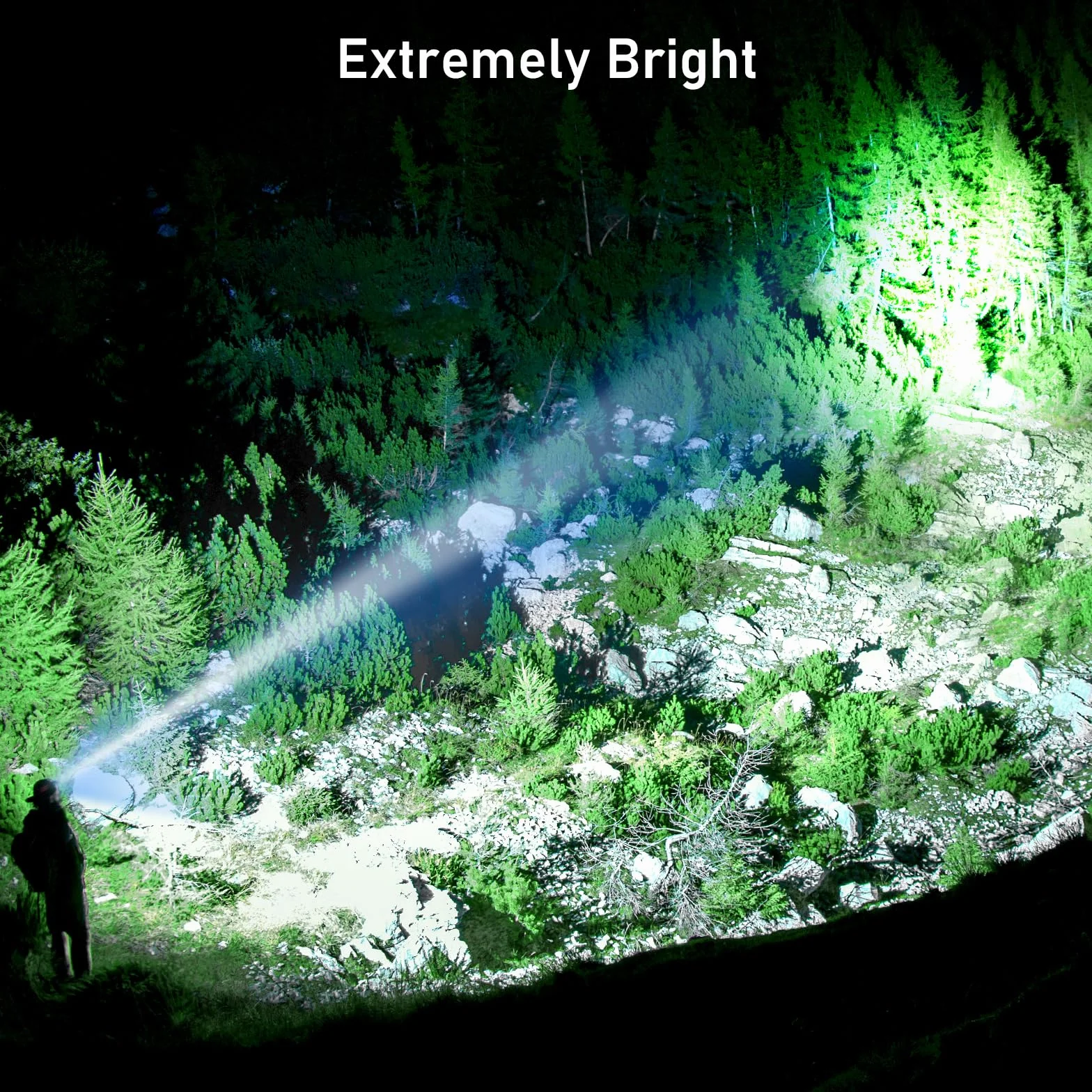 Blukar Torcia Frontale LED Ricaricabile 2000 Lumen IPX5 Impermeabile per Campeggio Trekking Pesca