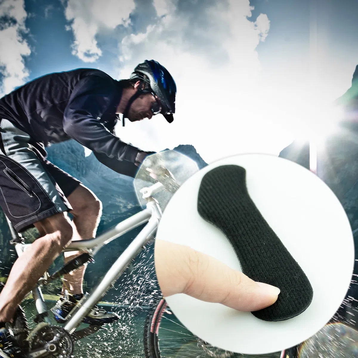 Kit di imbottitura per casco, inserti universali in schiuma per casco da bici, anti-collisione, imbottitura per casco di ricambio per casco da ciclismo (nero)