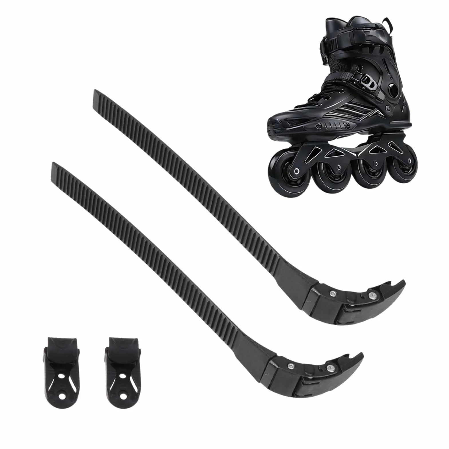 2 Pezzi Cinghia per skate,Cinghie di fissaggio per pattini,Fibbia per pattini in linea,Set di Ricambio per Scarpe Pattinaggio,Scarpe da Pattinaggio Cinturino,Cintura per Pattinaggio a Rotelle