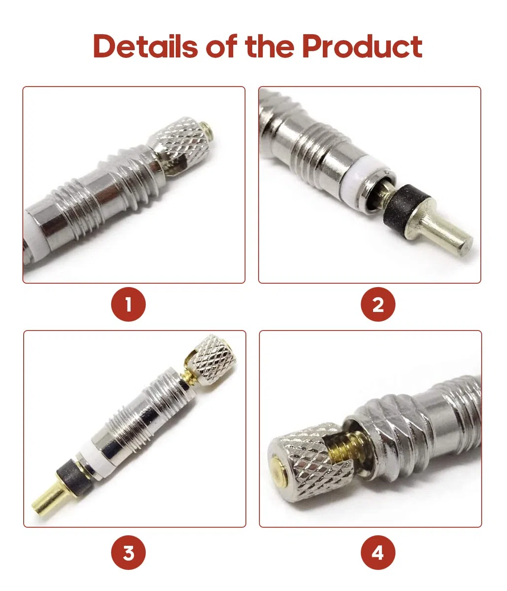 15 Pezzi Valvola Nucleo Valvole Presta Valvole Universale Nucleo Valvola Pneumatico per Tubeless Road Bike(26 * 5mm)