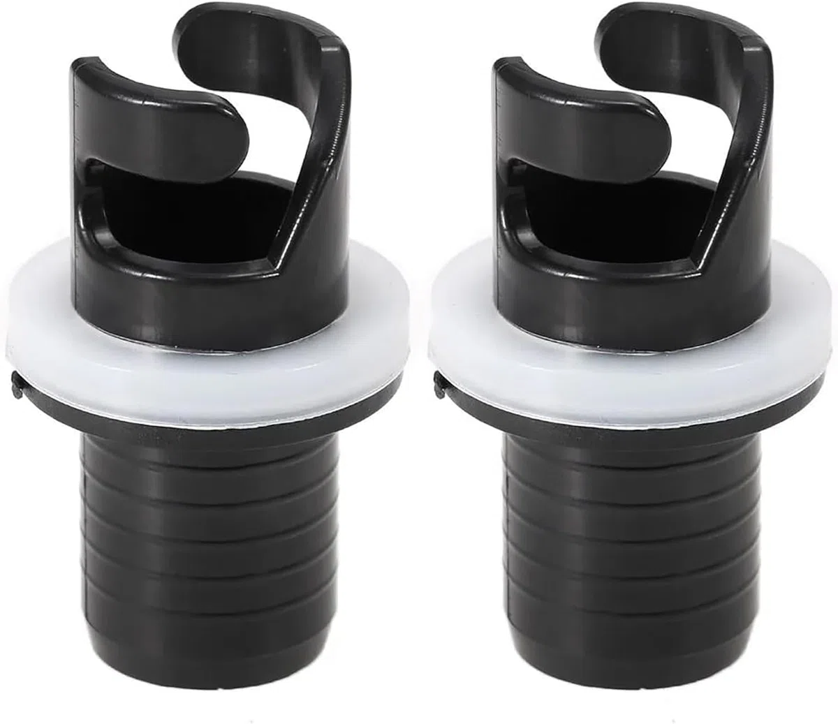 2 Pezzi Adattatore per Pompa SUP Adattatore per Kayak Valvola H-R Adattatore per Tubo Pompa a Pedale per BarcaCompatibile con Kayak Gonfiabile, Gommoni, Tavole Surf