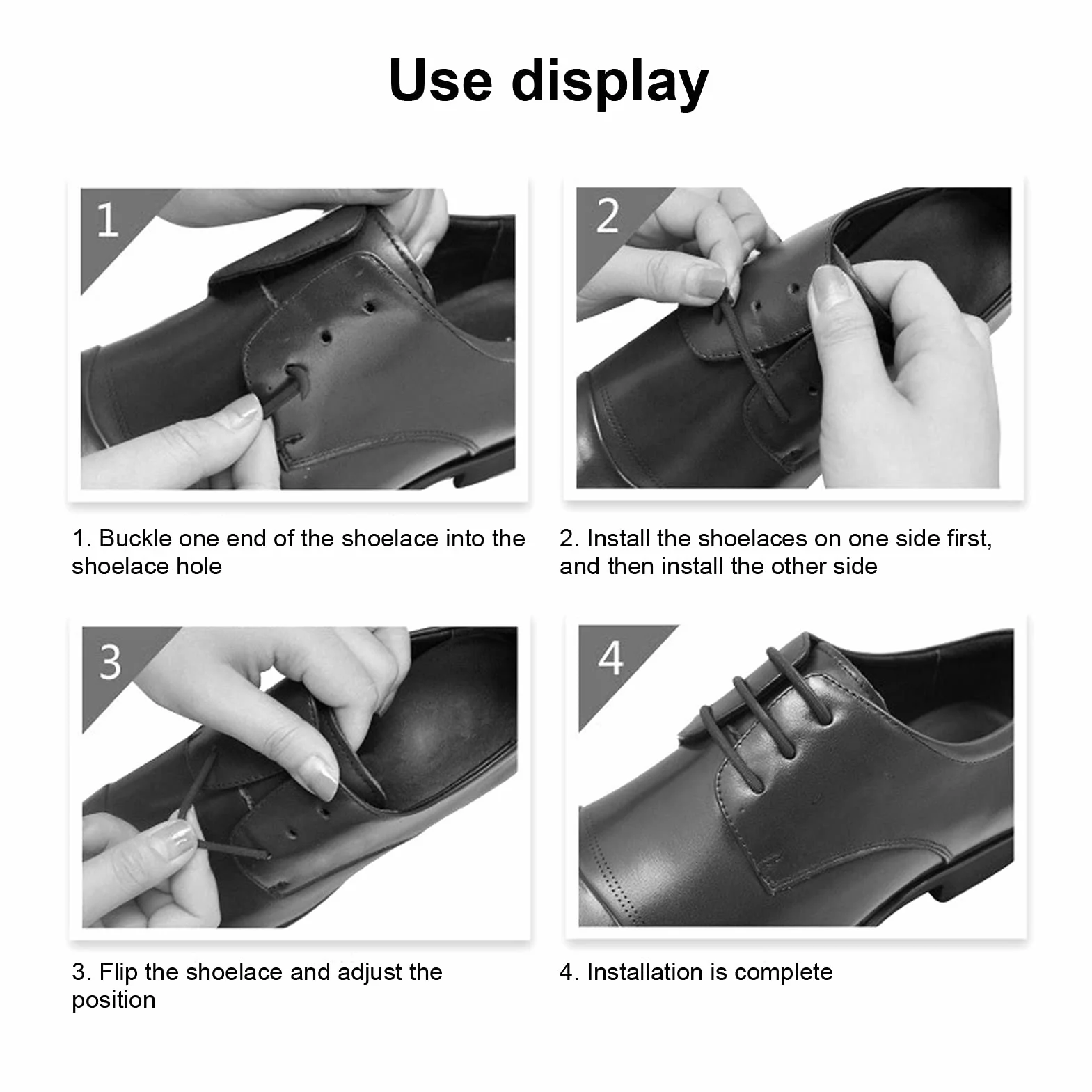 Naroote Lacci Elastici per Scarpe Sneaker 12pc Professional Senza Tiro Cravatta Elastico Silicone