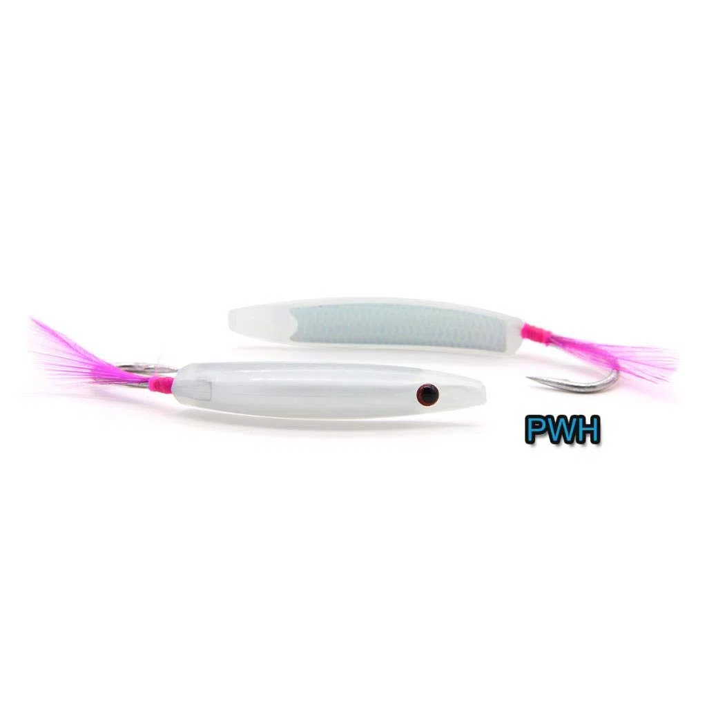 YAMASHITA Artificiale Surf YAMIZUNO 40mm Color PWH per TRAINA OCCHIATE LAMPUGHE