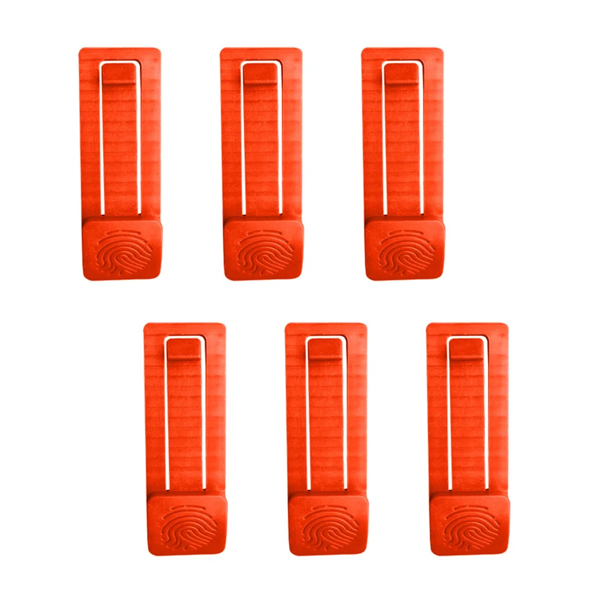 Fibbia per pinna da surf – clip per pinne da surf | 6 fibbie per spartiacque | clip di ricambio per pagaia | perno a sgancio rapido | clip per accessori per dispositivi a squalo