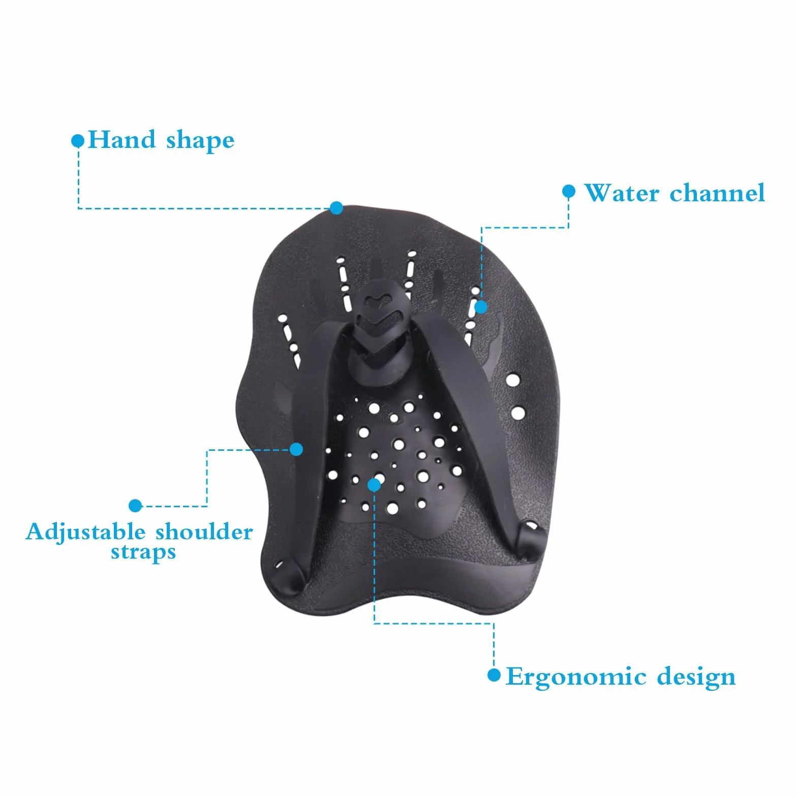 Palette Nuoto, Hand Paddle, Pagaia Manuale da Nuoto, Pinne per Mani Professionale, Accessori Piscina, Palette Professionale Accessori per Esercizio in Piscina per Adulti Unisex