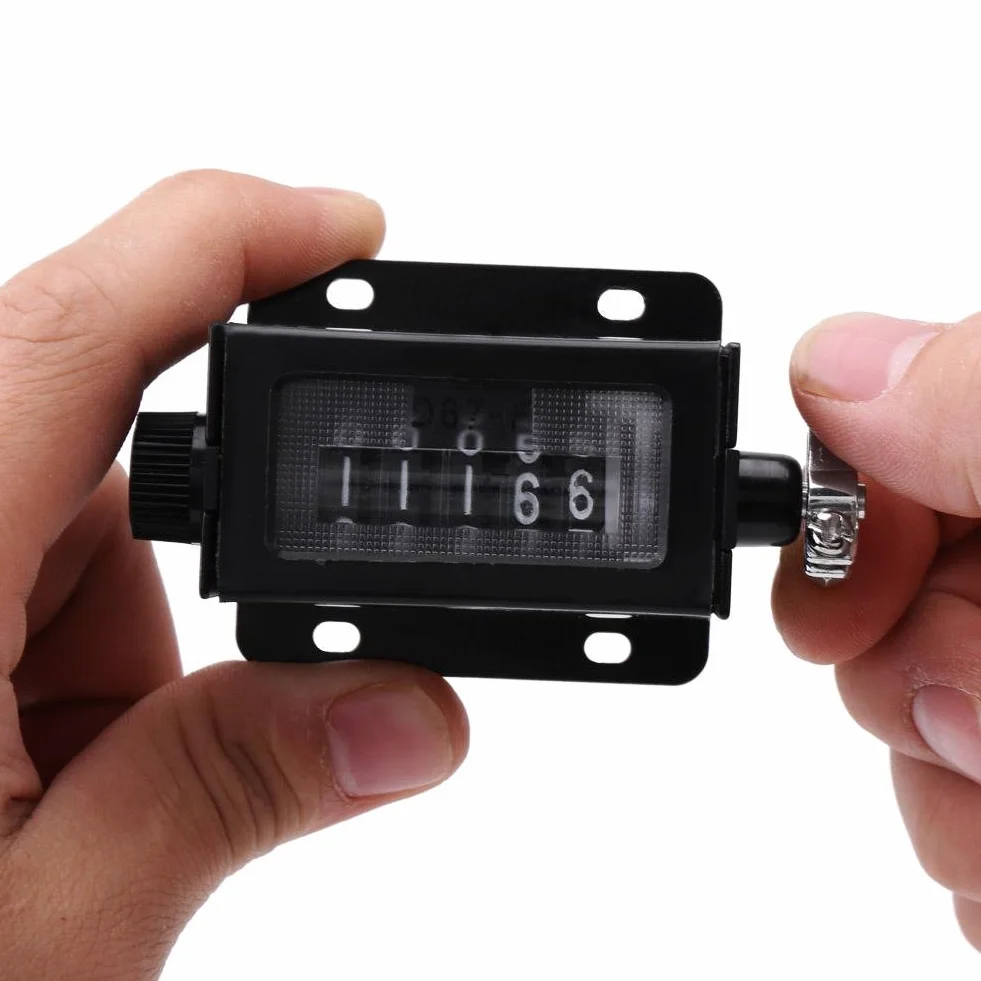Contatore di Conteggio Meccanico 5 Cifre 0-99999 Clicker Azzerabile