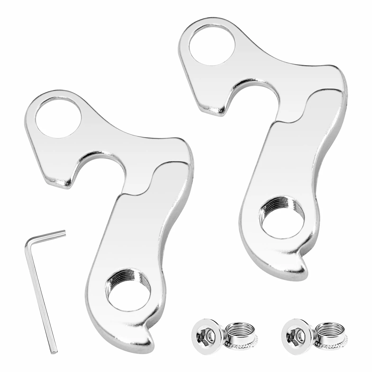 Cambio per bicicletta Shimano & Cube – Gancio posteriore per bicicletta GH-011, occhio del cambio posteriore per biciclette, Derailleur Hanger, gancio del cambio per bicicletta con viti, ricambio per