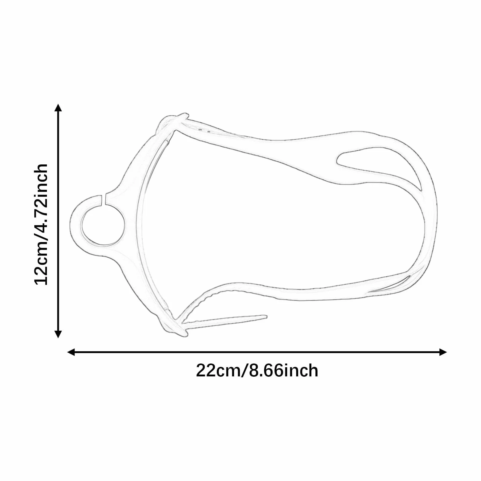 Fascia per la Testa da Snorkeling Regolabile per Bambini e Adulti, Fascia di Ricambio per Tubo dell'Aria, Accessori per Lo Snorkeling