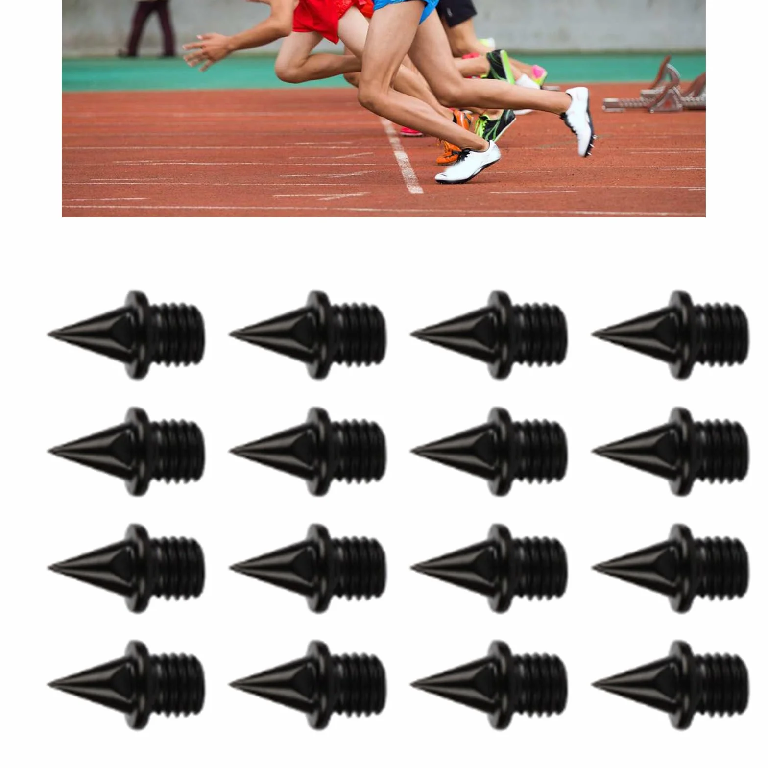 16 pezzi di scarpe di ricambio per atletica leggera e country, per competizioni country