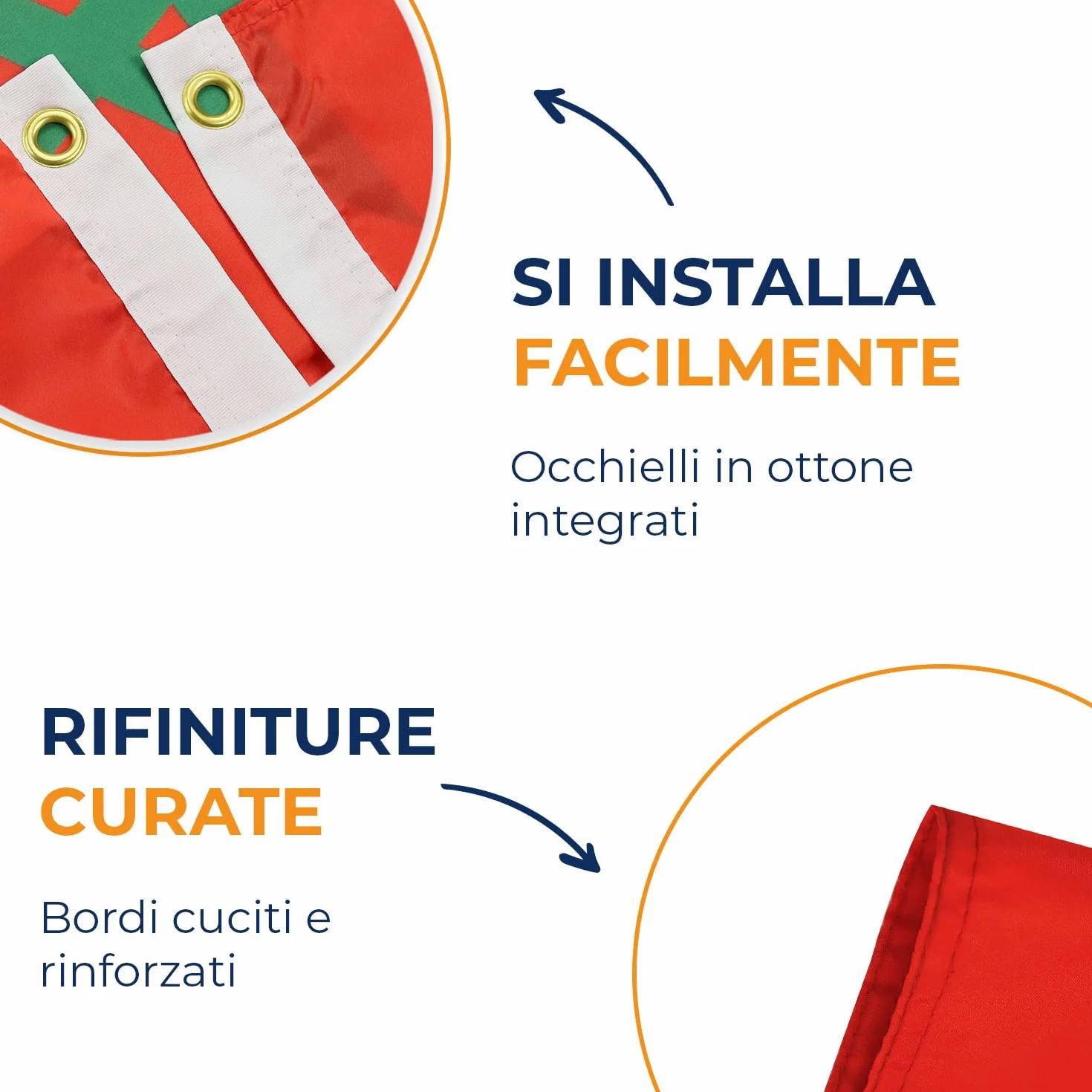 AZ FLAG Bandiera Marocco 150x90cm Poliestere Leggero - Grande Bandiera Marocchina