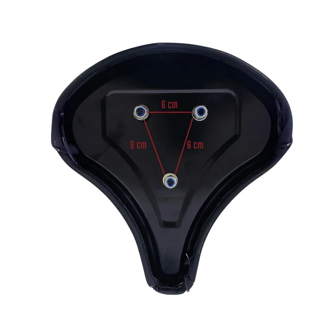 Sella di Ricambio per Cyclette a 3 Viti Ergonomica Comoda Ampia Foam Padded Sedile Bici da Camera Indoor Bike