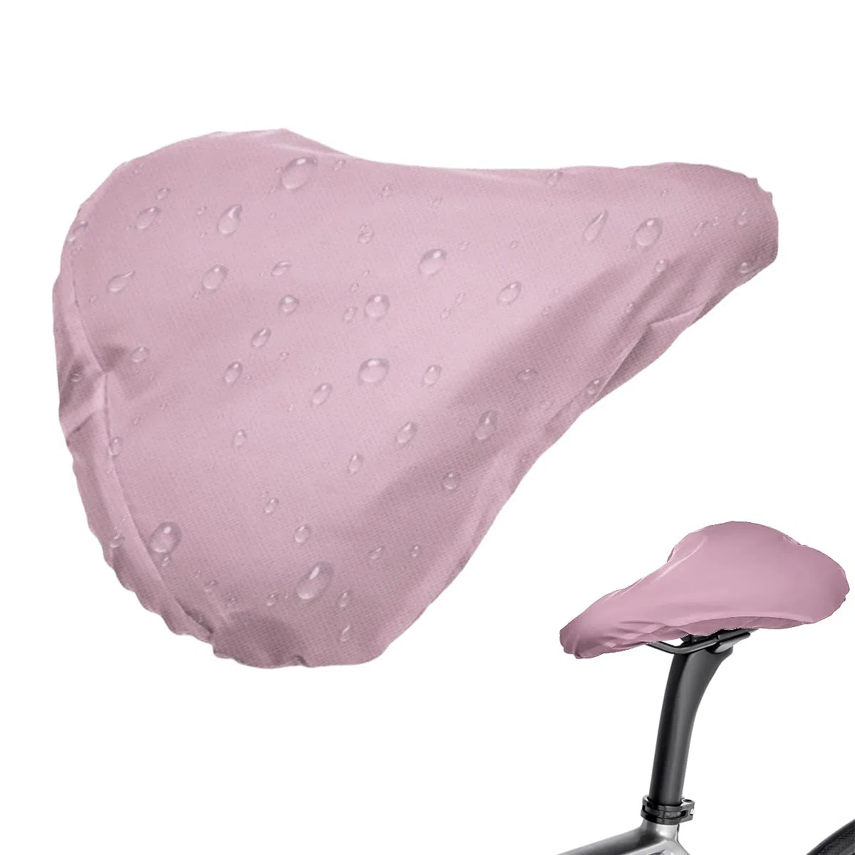 Copri Sella Bici 28x24 cm,Coprisella Bici Impermeabile,Cover per Sella Bici,Antipioggia Copri Sellini per Bicicletta,Coprisella Bici Idrorepellente, Coprisella in PVC per Qualsiasi Tipo di Bicicletta