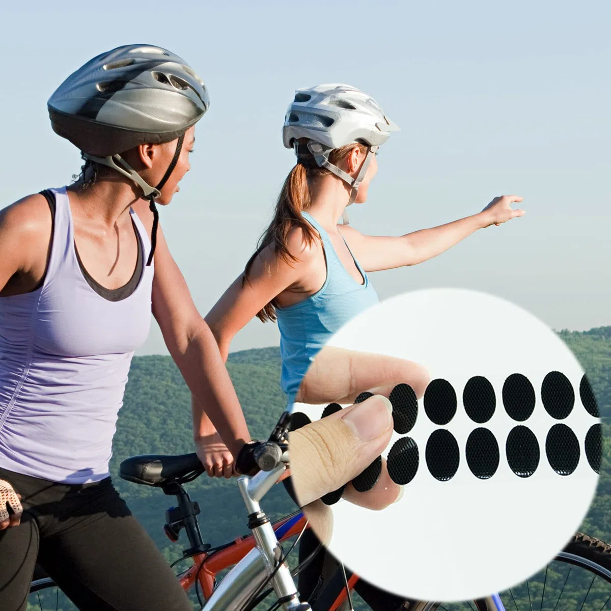 Kit di imbottitura per casco, inserti universali in schiuma per casco da bici, anti-collisione, imbottitura per casco di ricambio per casco da ciclismo (nero)