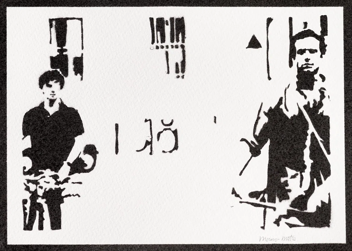 moreno-mata Autentici Graffiti Fatti a Mano Call me by... Handmade Poster Film Quadro Moderno Soggiorno Decorazione Parete Regalo Uomo e Donna