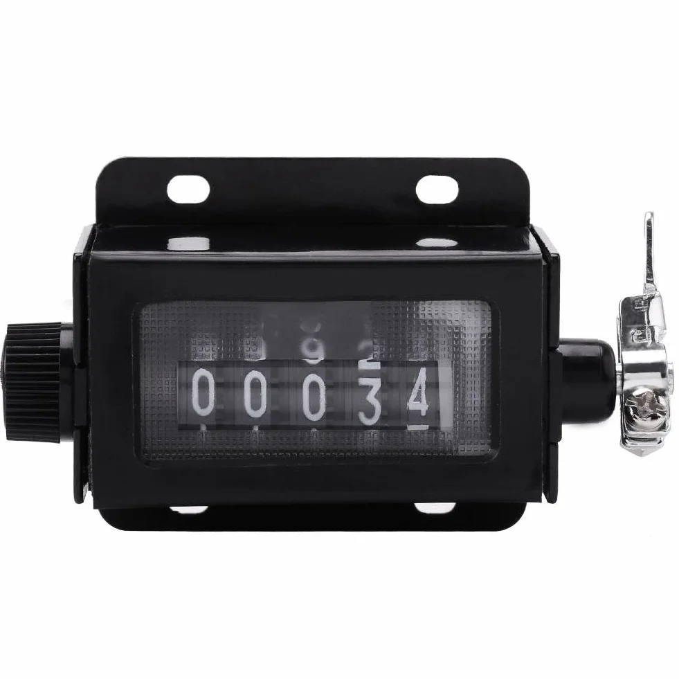 Contatore di Conteggio Meccanico 5 Cifre 0-99999 Clicker Azzerabile