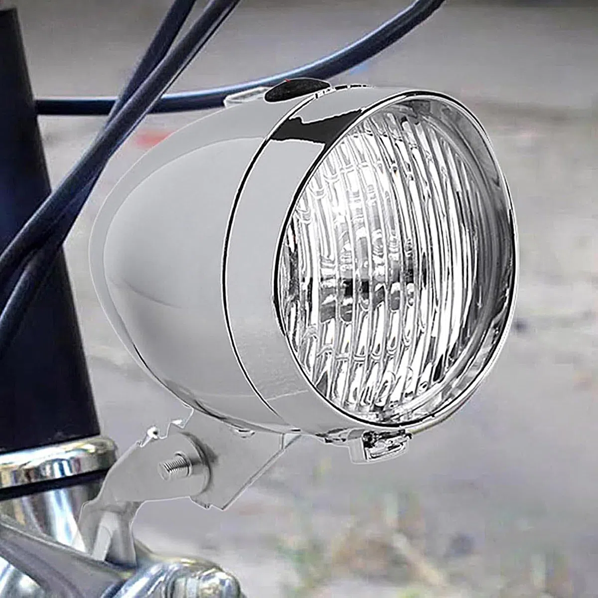 Luce Anteriore per Bici | Lampada Frontale per Bicicletta,Faro Retrò Impermeabile 3 LED Unisex per Ciclismo Notturno da Montaggio Universale a LED