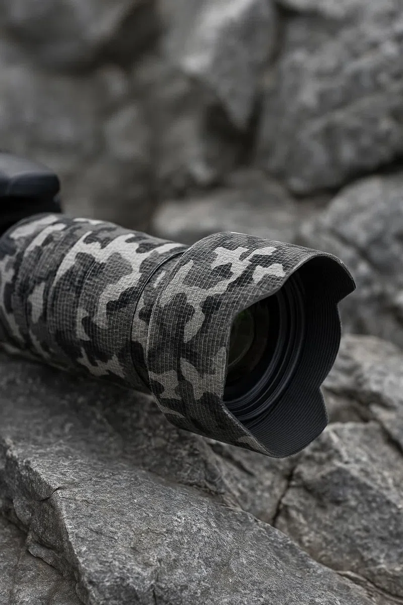 3x Nastro Camouflage, Nastro Tessuto, Impermeabile, Riutilizzabile, Nero/Bianco, 4,5m