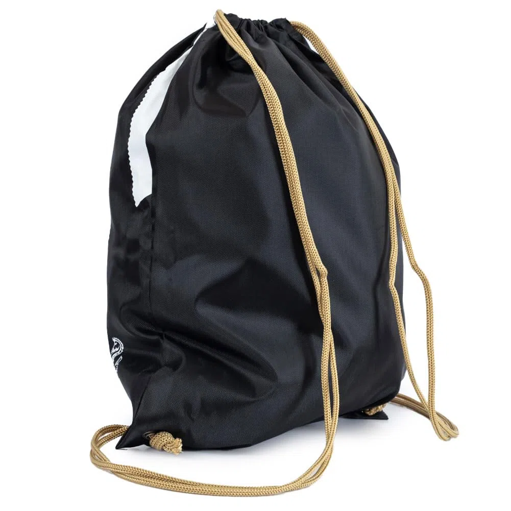 Hy-Pro Newcastle Gym Sack-Stripe, Sacca da Palestra Unisex-Adulto, Nero e Bianco, Taglia Unica