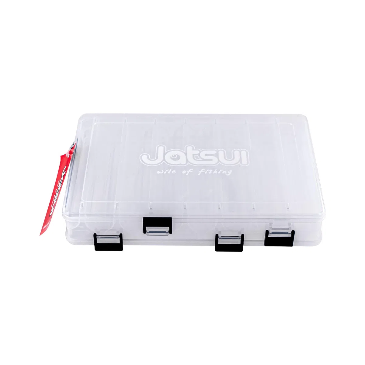 JATSUI Clear HARBOX - Contenitore Porta Esche Rigido, 3 Dimensioni
